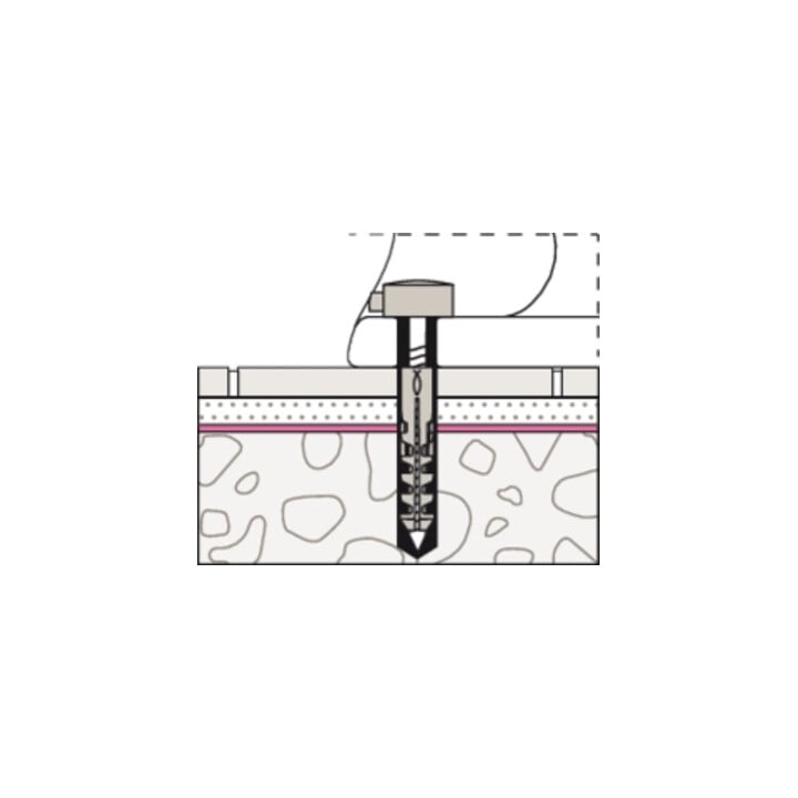 fischer WC en sanitairbevestiging S 8 D 70 WCR