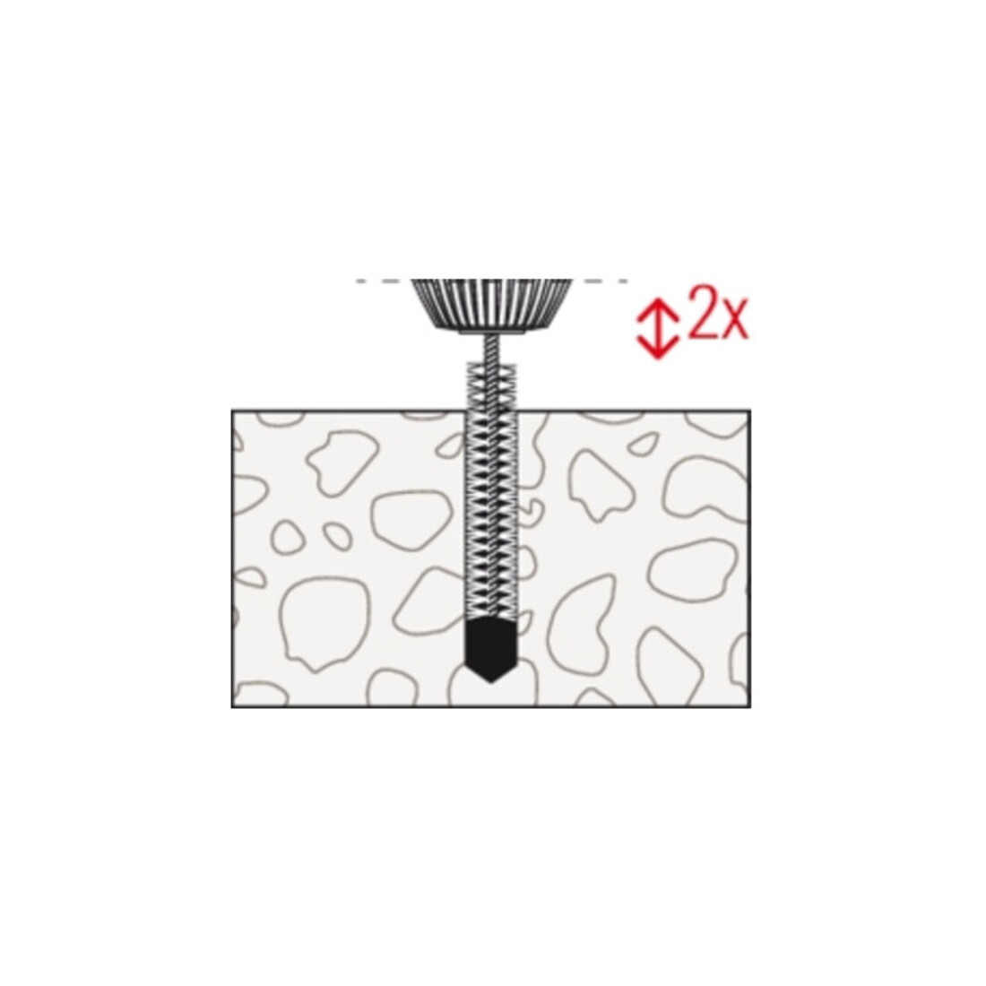 fischer WHG Marquage béton FD M12