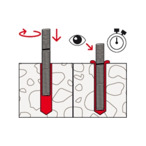 fischer WHG Set beschichteter Beton M16 gvz.