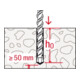 fischer WHG Set béton revêtu M12 R-2