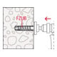 fischer Zykon-Innengewindeanker FZA 12x40 M6 I