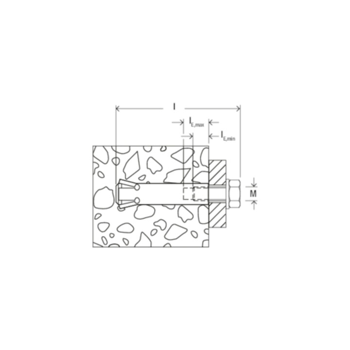 fischer Zykon-Innengewindeanker FZA 12x40 M6 I
