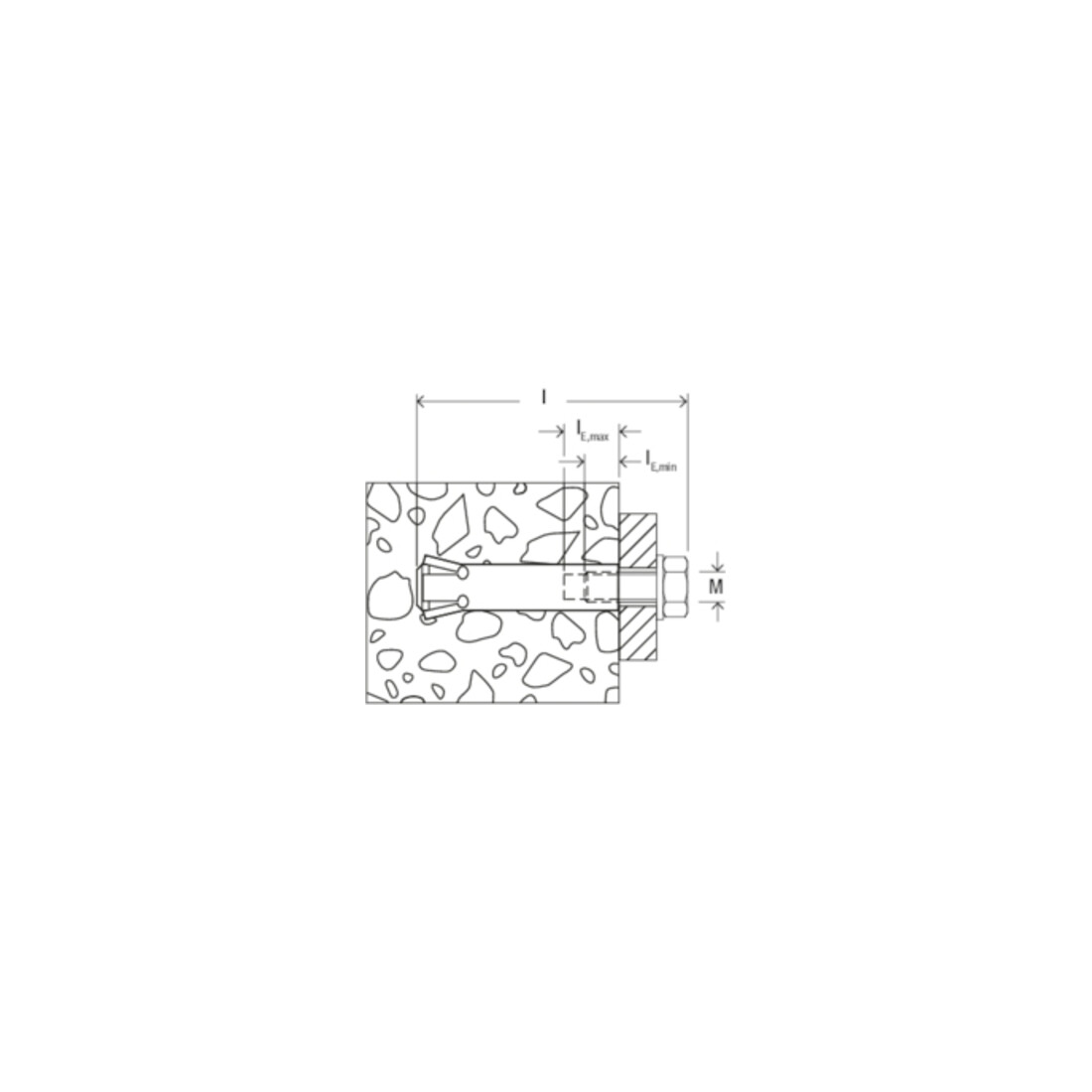 fischer Zykon-Innengewindeanker FZA 12x40 M6 I