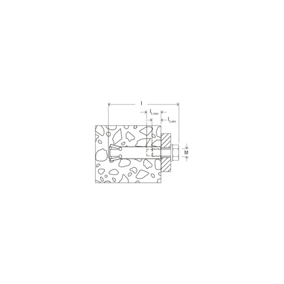 fischer Zykon-Innengewindeanker FZA 22x100 M12 I A4