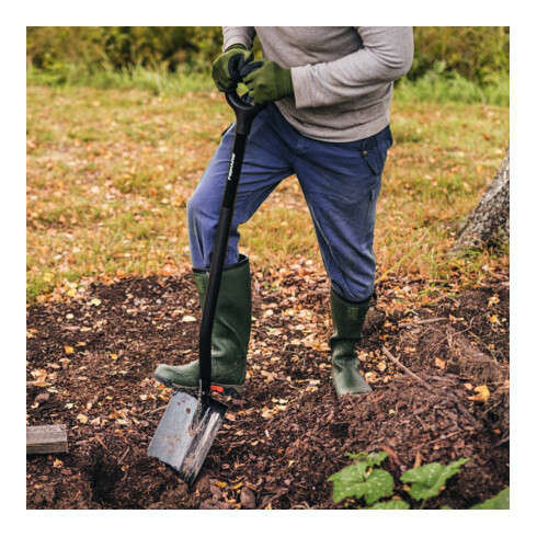 Fiskars Bêche de jardin pointue Ergonomic Pro