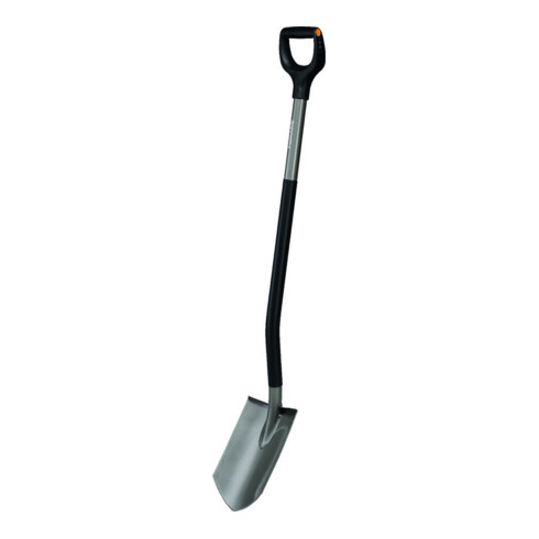 Fiskars Bêche de jardin pointue Ergonomique