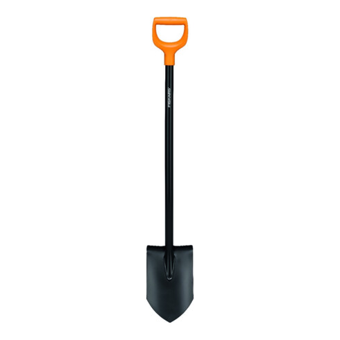 Fiskars Bêche de jardin pointue Solid métal