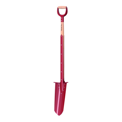 Fiskars Classic Pro Pelle à drainage avec manche en bois FSC