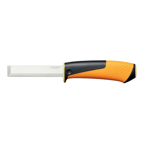 Fiskars Couteau de charpentier avec burin en bois