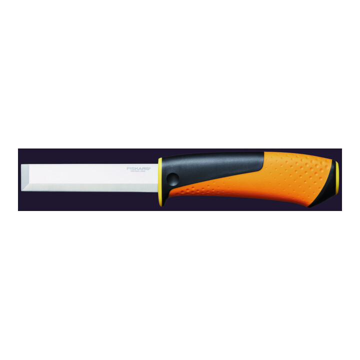 Fiskars Couteau de charpentier avec burin en bois