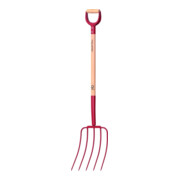 Fiskars Fourche à fumier 4 dents CLASSIC avec manche en bois FSC