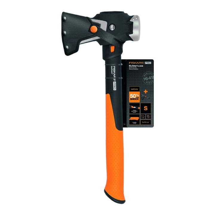 Fiskars Hache de chantier S 1,1 kg/36 cm Pro IsoCore