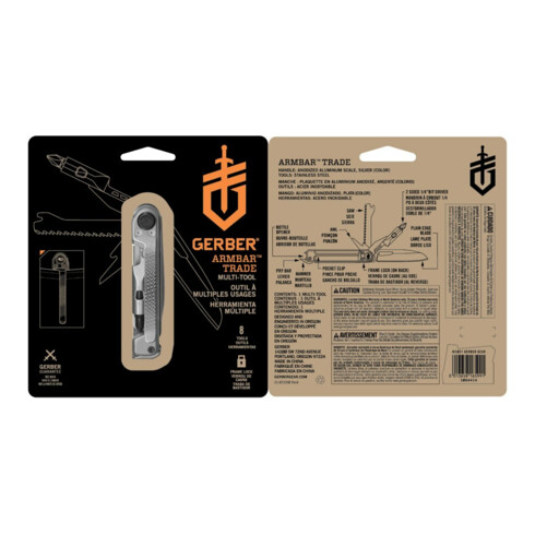Fiskars Multitool Armbar Trade Silver Silver