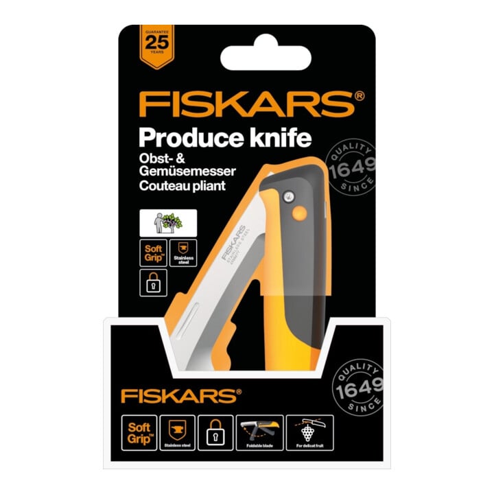 Fiskars Obst- und Gemüsemesser K80 X-series