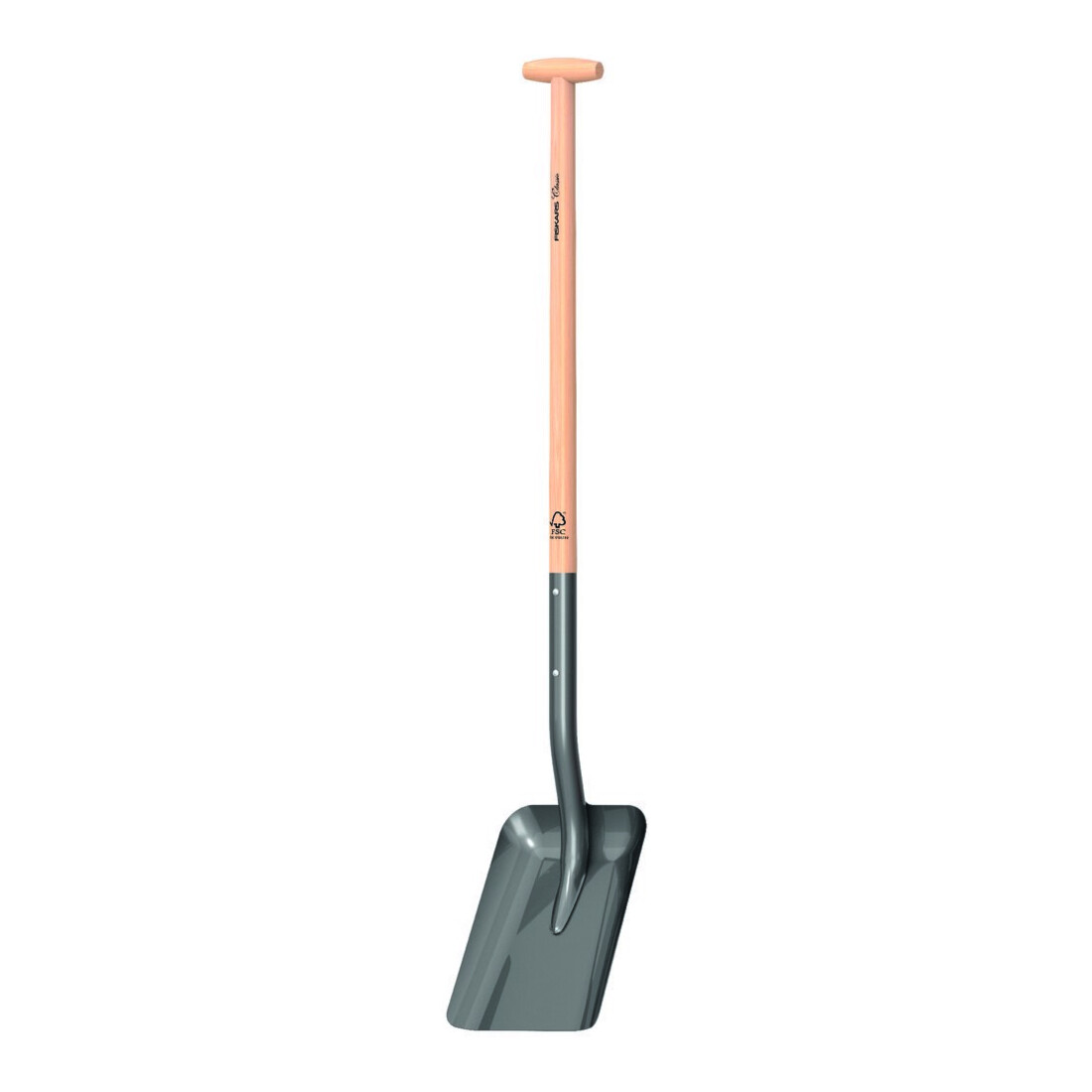 Fiskars Pelle CLASSIC PRO avec manche en bois FSC