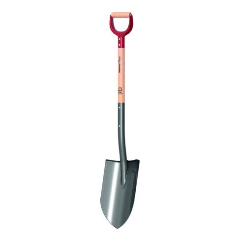 Fiskars Pelle de jardin CLASSIC PRO avec manche en bois FSC