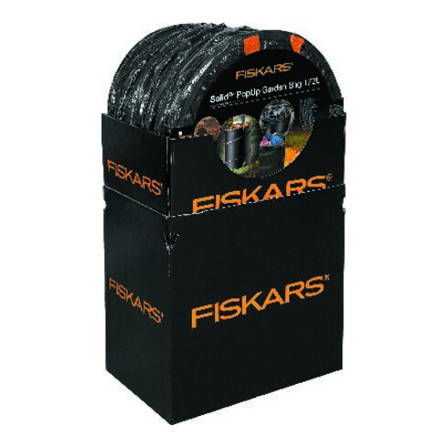Fiskars PopUp Sac 172L Solide Présentoir 16 pièces