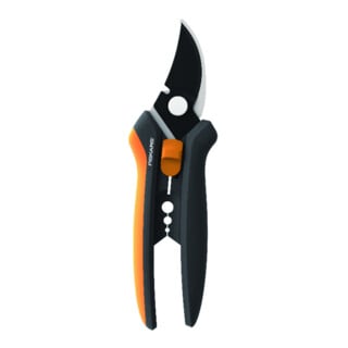 Fiskars Solid Floristenschere SP14 mit Drahtcutter mit Rosenentdorner
