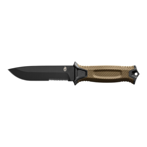 Fiskars Strongarm Couteau Fixe Coyote Dentelé