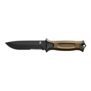 Fiskars Strongarm Couteau Fixe Coyote Dentelé