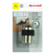 fix-o-moll SUKI, Bodentürstopper H 50mm,Ø 28mm Metall silberfarbig satiniert