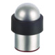 fix-o-moll SUKI, Bodentürstopper H 50mm,Ø 28mm Metall silberfarbig satiniert