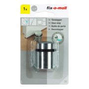 fix-o-moll SUKI, butée de porte sol H 44 mm, Ø 30 mm métal argenté poli-3