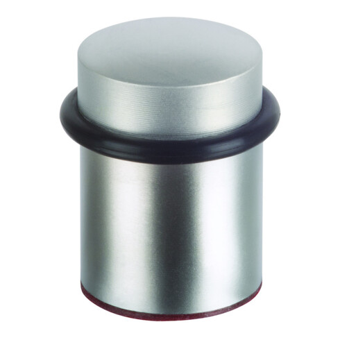 fix-o-moll SUKI, butoir de porte au sol H 44 mm, Ø 33 mm métal argent satiné