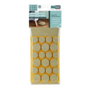 fix-o-moll SUKI, Gleiter eckig, Set zum Kleben Filz beige