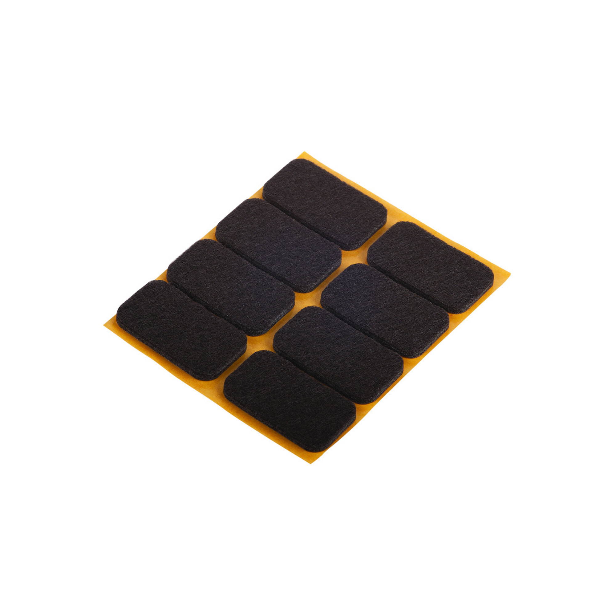 fix-o-moll SUKI, Gleiter oval,B 22xL36mm zum Kleben Filz braun