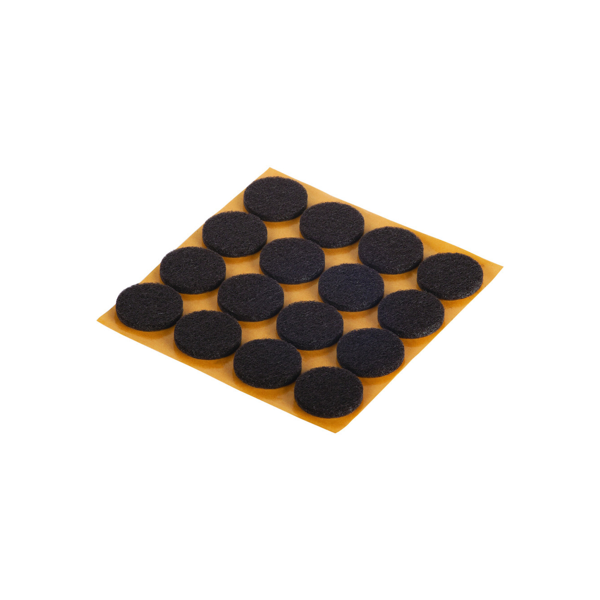 fix-o-moll SUKI, Gleiter rund, Durchmesser 22mm zum Kleben Filz braun