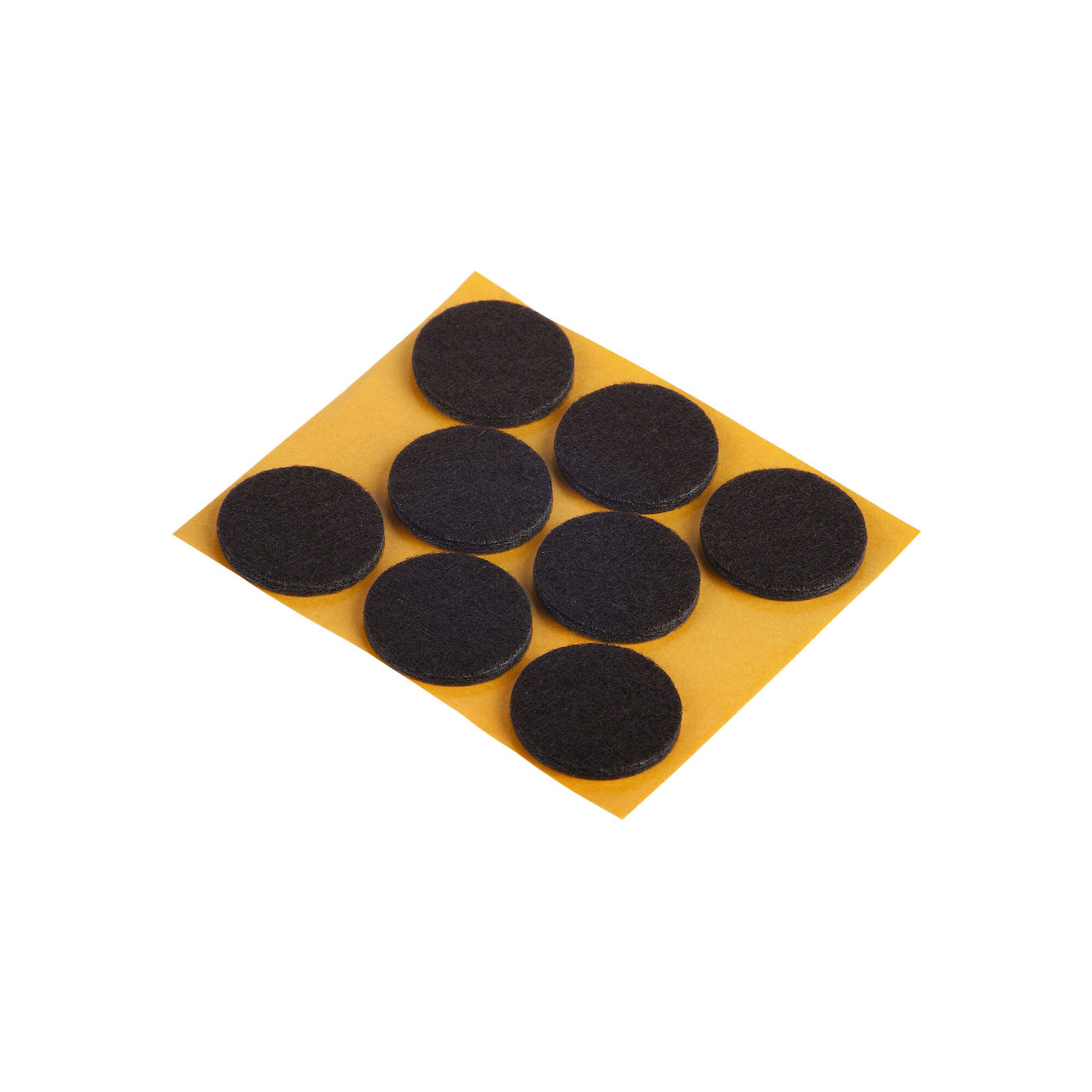 fix-o-moll SUKI, Gleiter rund, Durchmesser 28mm zum Kleben Filz braun