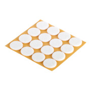 fix-o-moll SUKI, patin rond, diamètre 22 mm, à coller, feutre blanc