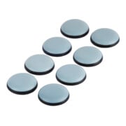 fix-o-moll SUKI, patin rond, diamètre 25 mm, à coller, plastique gris-3