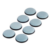 fix-o-moll SUKI, patin rond, diamètre 25 mm, à coller, plastique gris-4