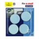 fix-o-moll SUKI, patin rond, diamètre 40 mm à coller, plastique gris-1