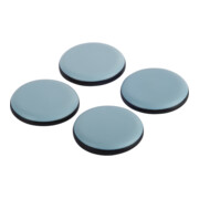fix-o-moll SUKI, patin rond, diamètre 40 mm à coller, plastique gris-3