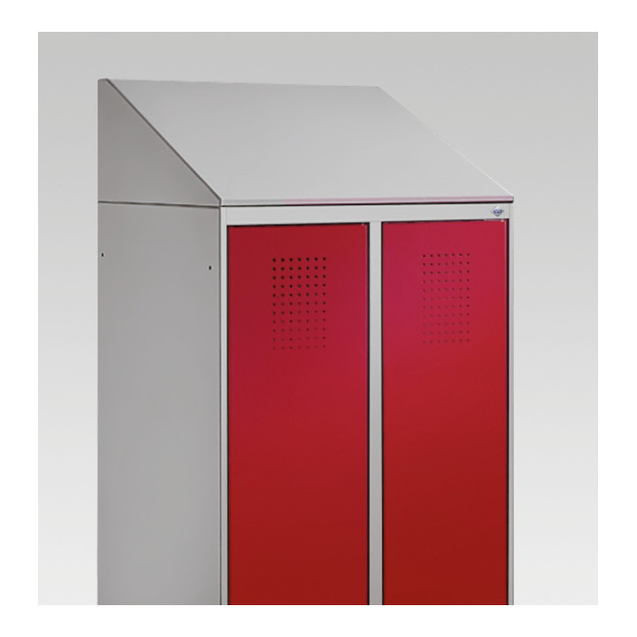 Fixation de toit incliné C+P 230 mm pour armoire à monnaie Evolo B600xT500mm Couleur gris clair