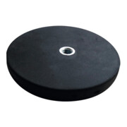 Flachgreifermagnet Set 2-teilig mit Gewindebuchse flach, Neodym,⌀ 66 mm