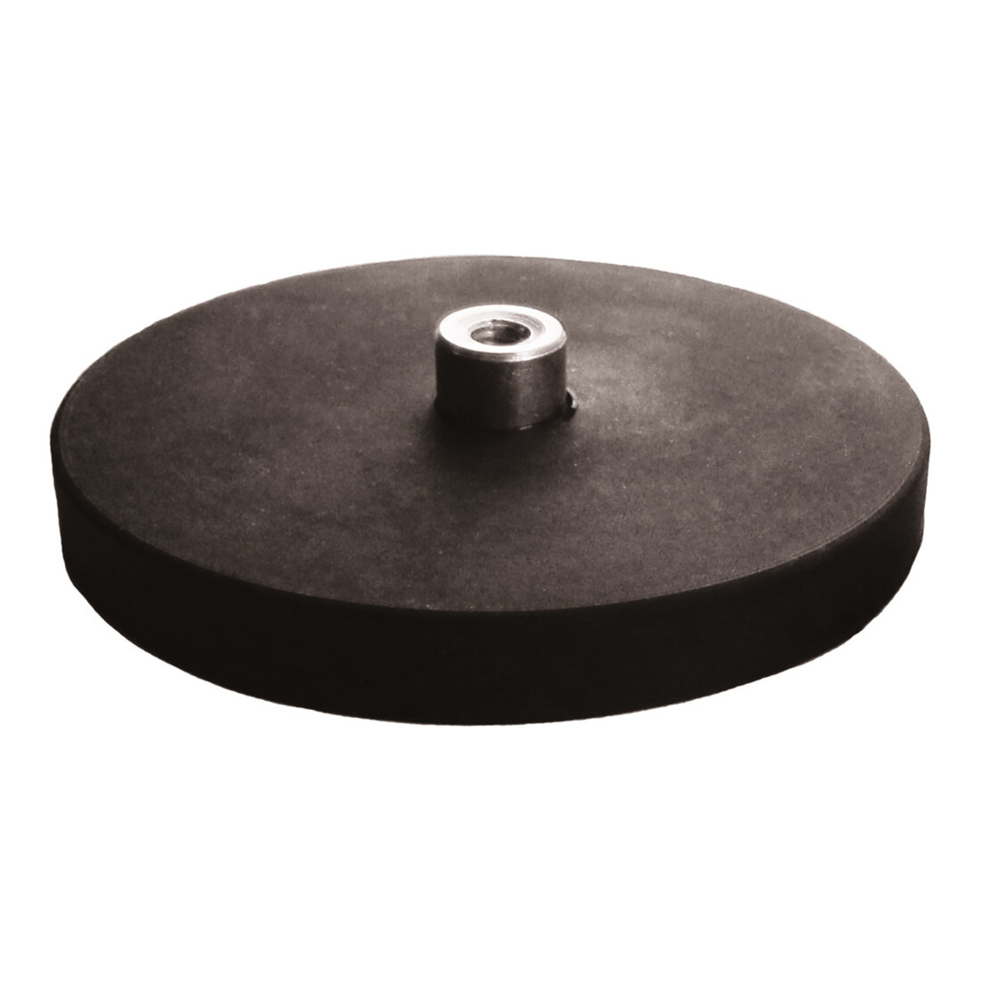 Flachgreifermagnet Set 2-teilig mit Gewindebuchse, Neodym,⌀ 43 mm