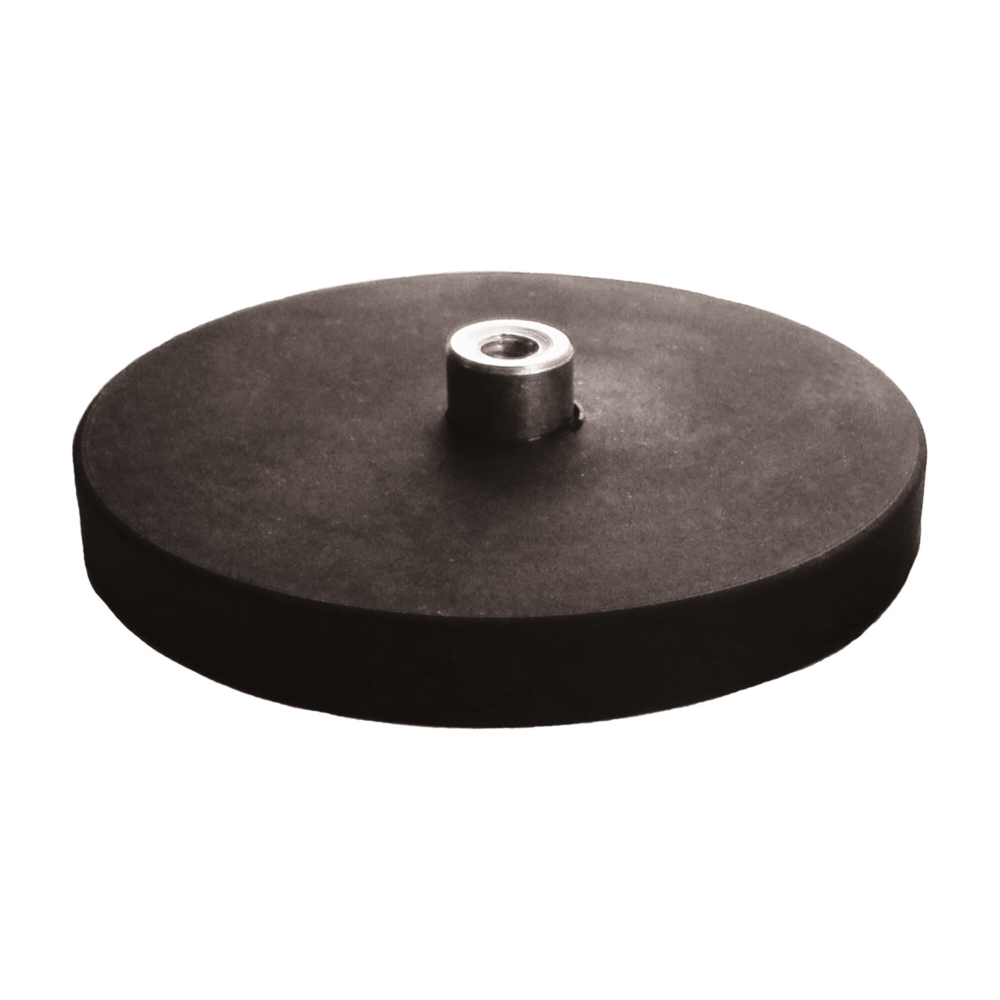 Flachgreifermagnet Set 2-teilig mit Gewindebuchse, Neodym, 66 mm
