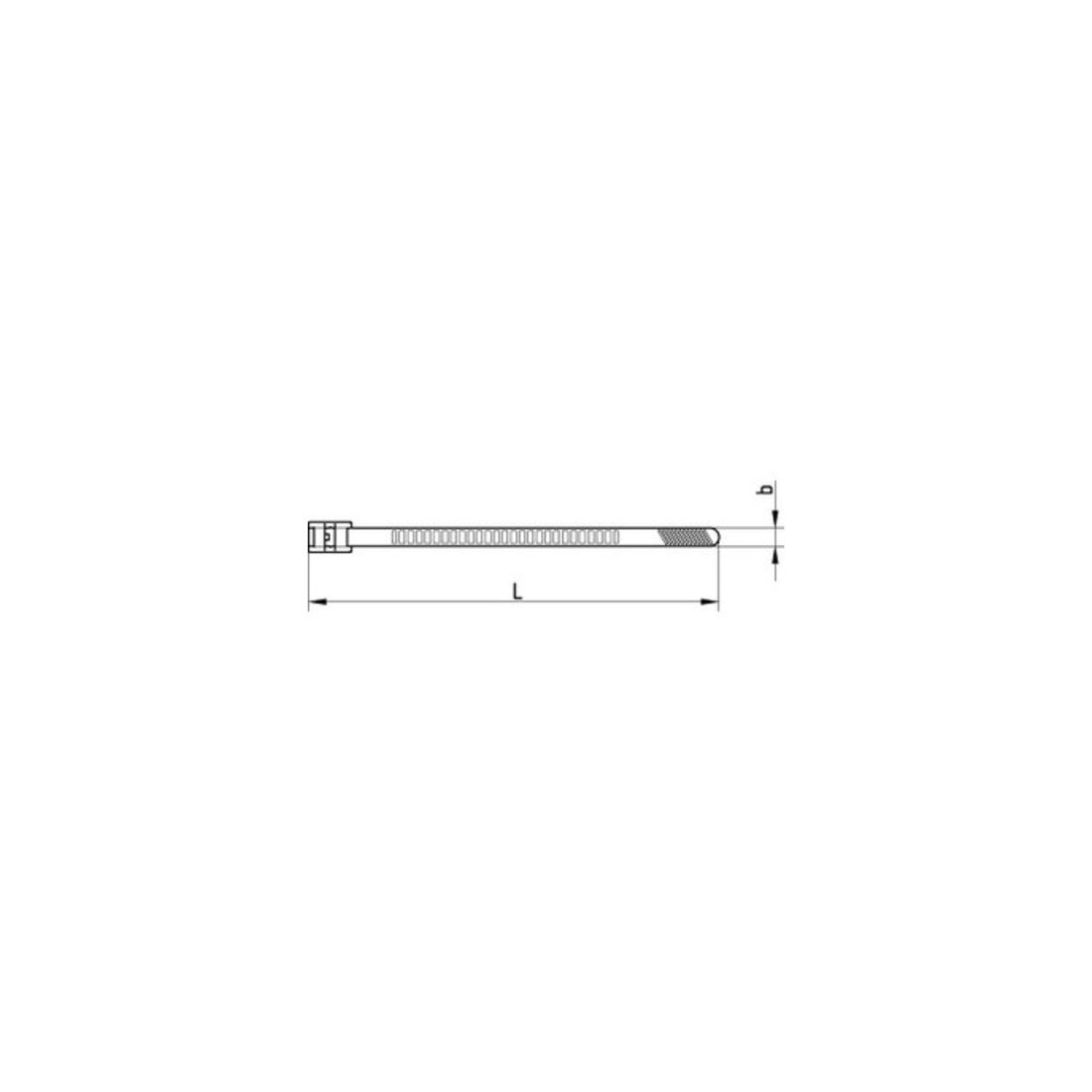 Hellermann Tyton Kabelbinder Robusto-Serie schwarz