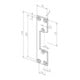 Flachschließbl.107 STA verz.ktg.B.24xL.110mm DIN L/R ASSA ABLOY-1