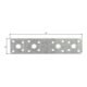 Flachverb. EN 14545:29-2 L.180mm B.40mm S.3mm STA sdmverz. Anz. Löcher 4/16 GAH