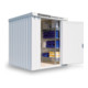 FLADAFI® Materialcontainer IC 1200 isoliert, mit Holzfußboden-1