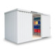 FLADAFI® Materialcontainer IC 1400 isoliert, mit Holzfußboden-1