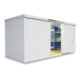 FLADAFI® Materialcontainer IC 1500 isoliert, mit Holzfußboden-1
