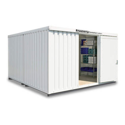 FLADAFI® Materialcontainer-Kombination Modell IC 1440, isolierter Boden