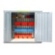 FLADAFI® Materialcontainer MC 1300 XL Verzinkt, montiert mit Holzfußboden-1