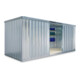 FLADAFI® Materialcontainer MC 1500 Verzinkt, zerlegt mit Holzfußboden-1